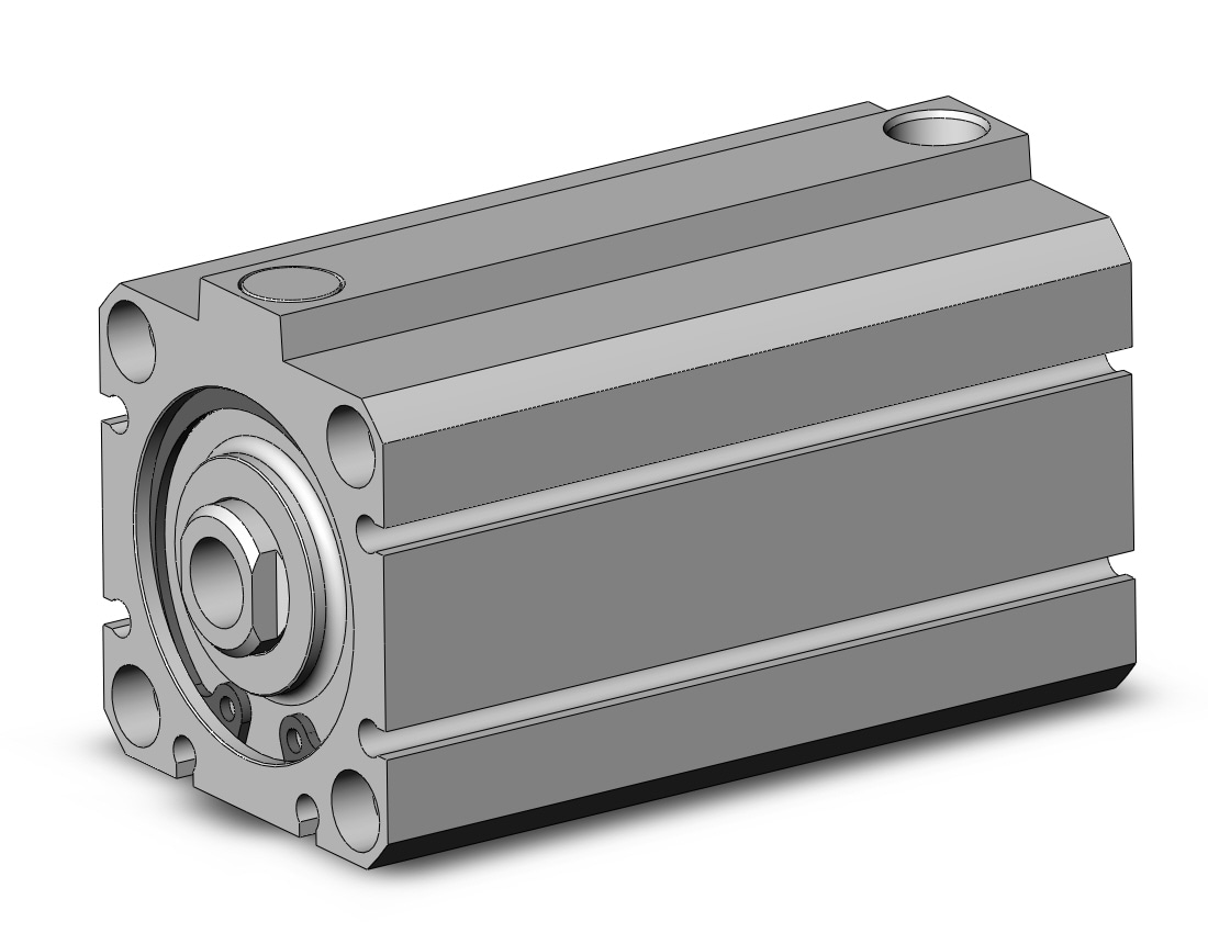 SMC NCDQ8B150-125S cyl, compact, spr rtn, NCQ8 COMPACT CYLINDER