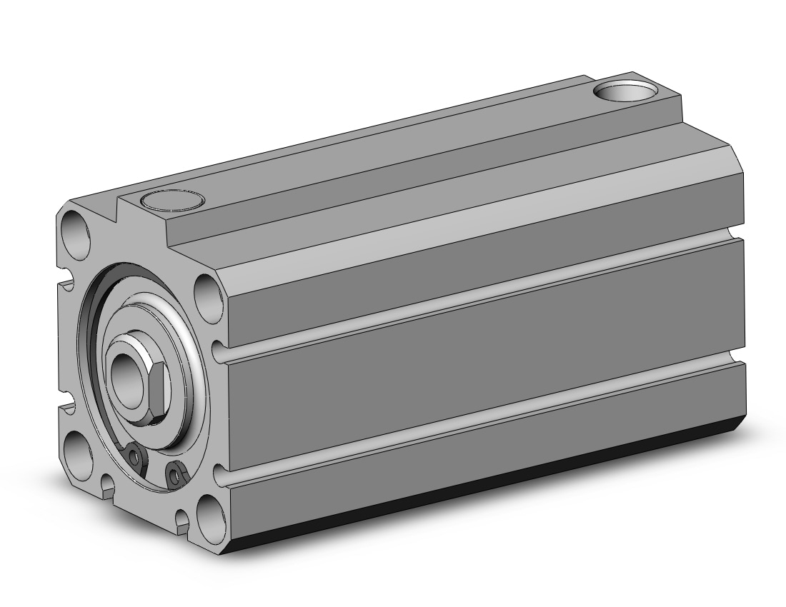 SMC NCDQ8B150-175S cyl, compact, spr rtn, NCQ8 COMPACT CYLINDER