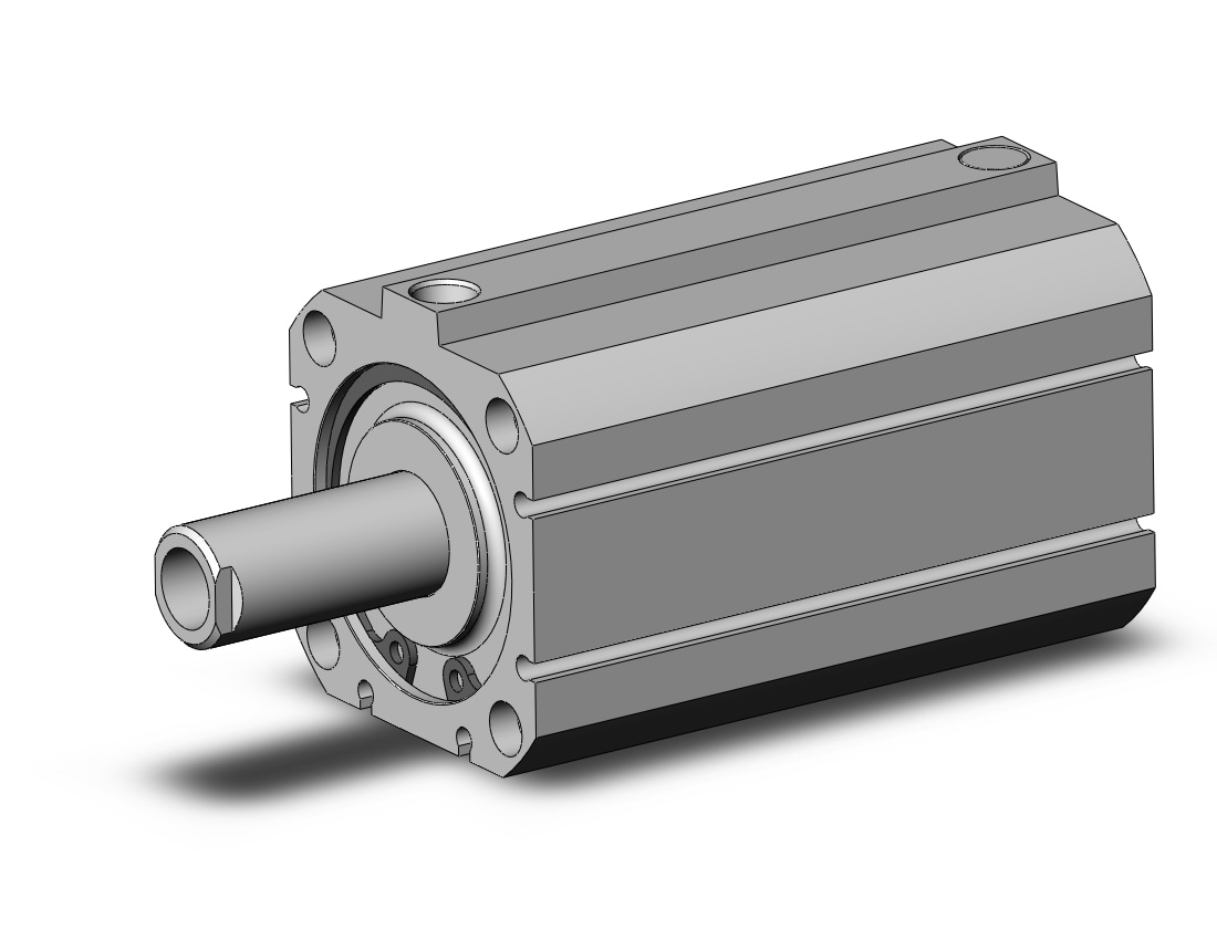 SMC NCDQ8B200-150T cyl, compact, spr ext, NCQ8 COMPACT CYLINDER