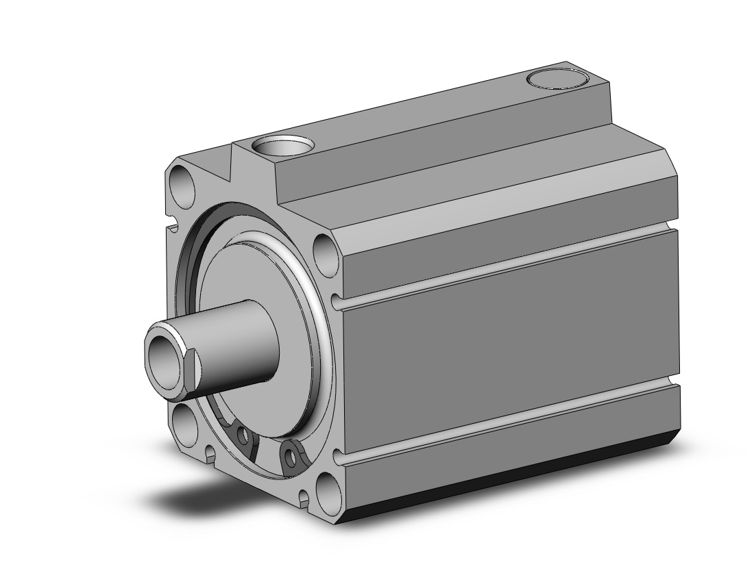 SMC NCDQ8B250-087T cyl, compact, spr ext, NCQ8 COMPACT CYLINDER