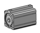 SMC NCDQ8B250-175S cyl, compact, spr rtn, NCQ8 COMPACT CYLINDER