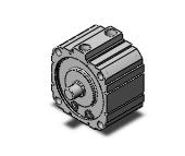 SMC NCDQ8B400-062M cyl, compact, dbl act, NCQ8 COMPACT CYLINDER