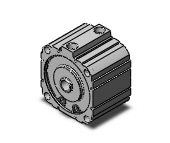 SMC NCDQ8B400-087C cyl, compact, dbl act, NCQ8 COMPACT CYLINDER