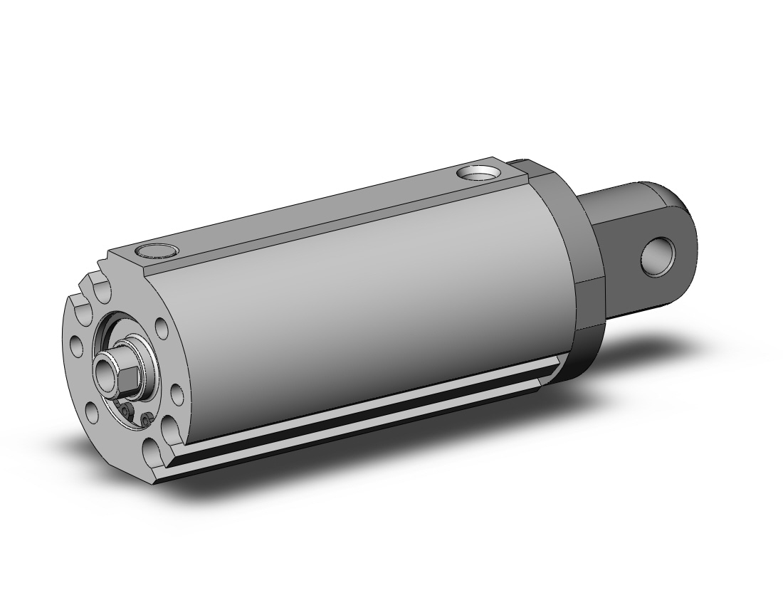 SMC NCDQ8C056-087S cyl, compact, spr rtn, NCQ8 COMPACT CYLINDER