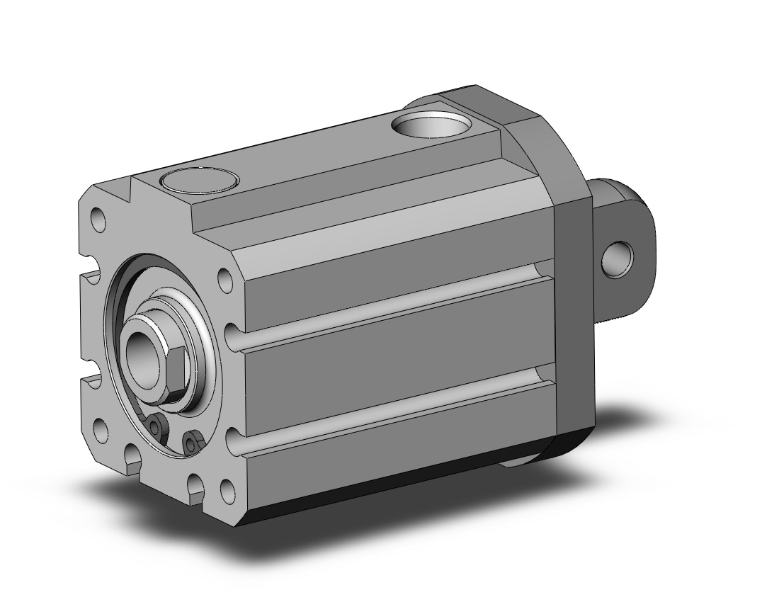 SMC NCDQ8C106-025S cylinder, NCQ8 COMPACT CYLINDER