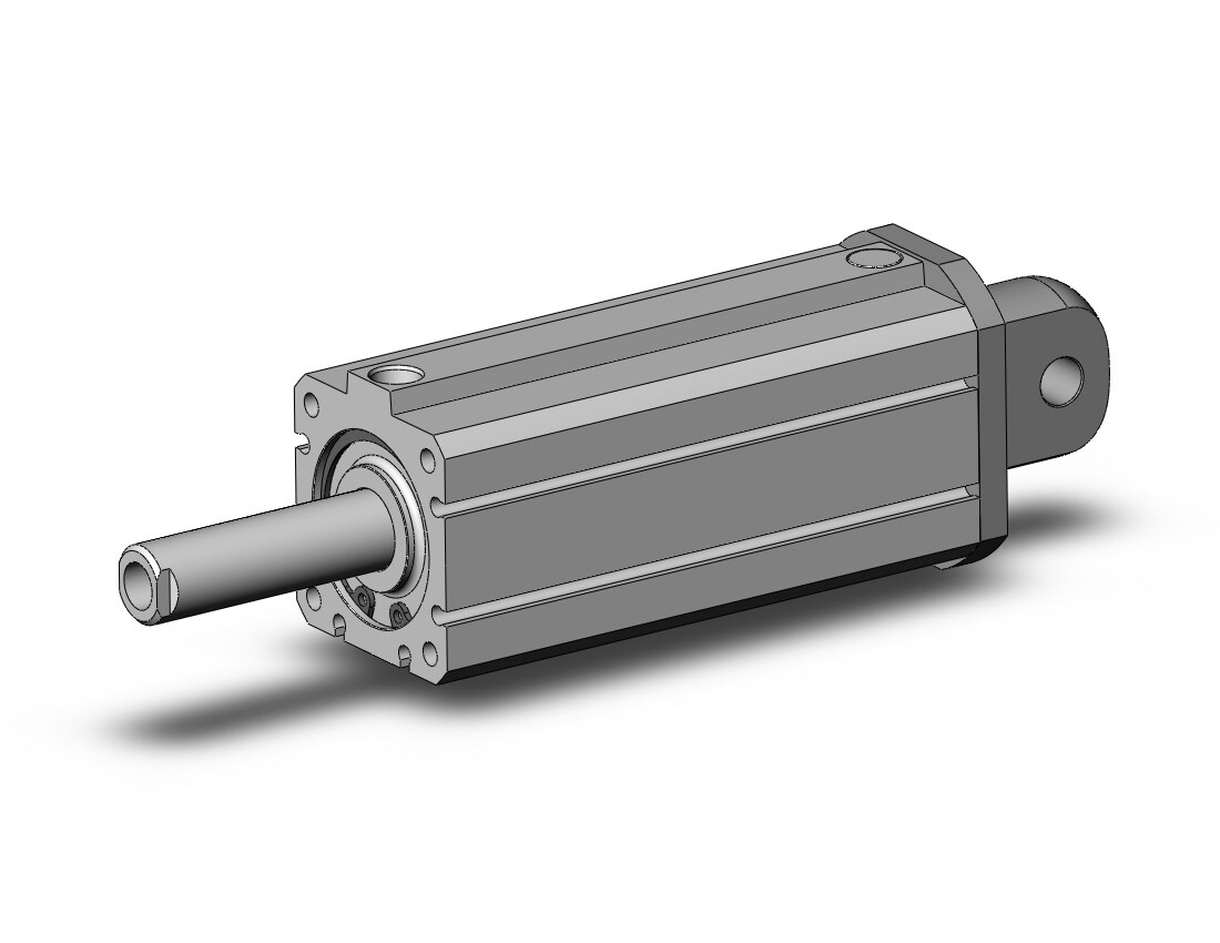 SMC NCDQ8C150-200T cyl, compact, spr ext, NCQ8 COMPACT CYLINDER