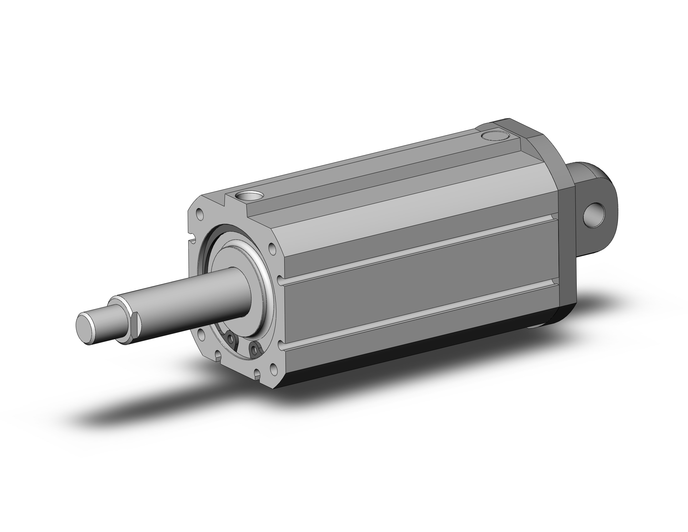 SMC NCDQ8C200-200TM cylinder, NCQ8 COMPACT CYLINDER