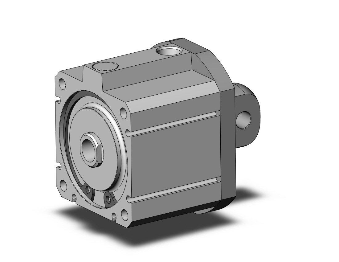 SMC NCDQ8C250-025S cyl, compact, spr rtn, NCQ8 COMPACT CYLINDER