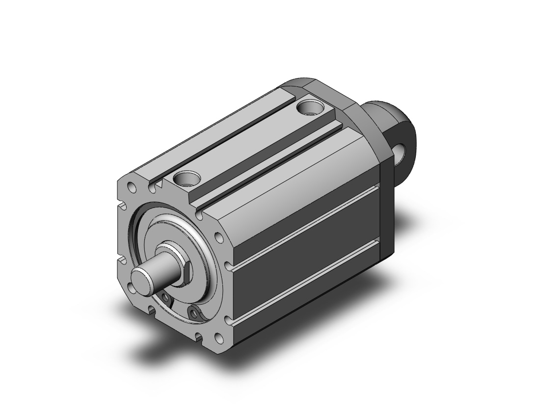 SMC NCDQ8CZ200-200M cyl, compact, dbl act, NCQ8 COMPACT CYLINDER