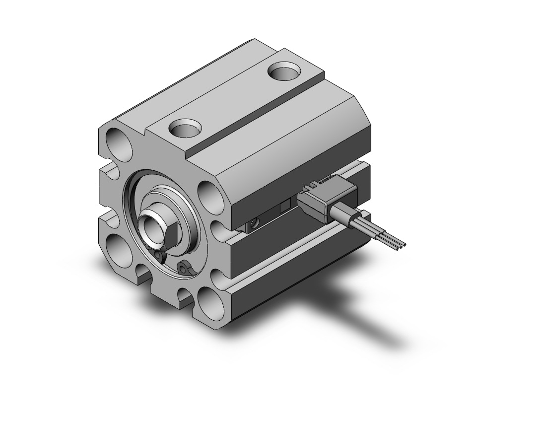 SMC NCDQ8MZ075-025-M9PWVLS cylinder, NCQ8 COMPACT CYLINDER