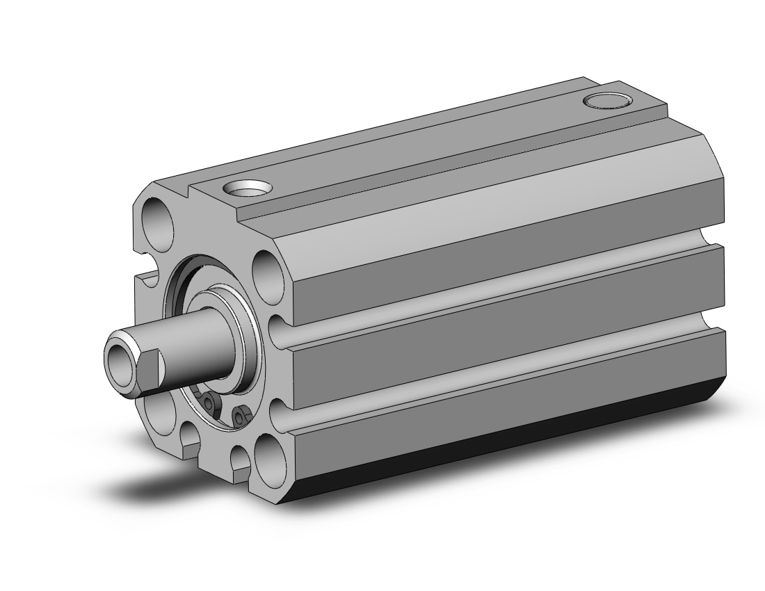 SMC NCDQ8N075-037T cyl, compact, spr ext, NCQ8 COMPACT CYLINDER