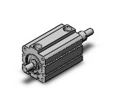 SMC NCDQ8WA106-075M cylinder, NCQ8 COMPACT CYLINDER