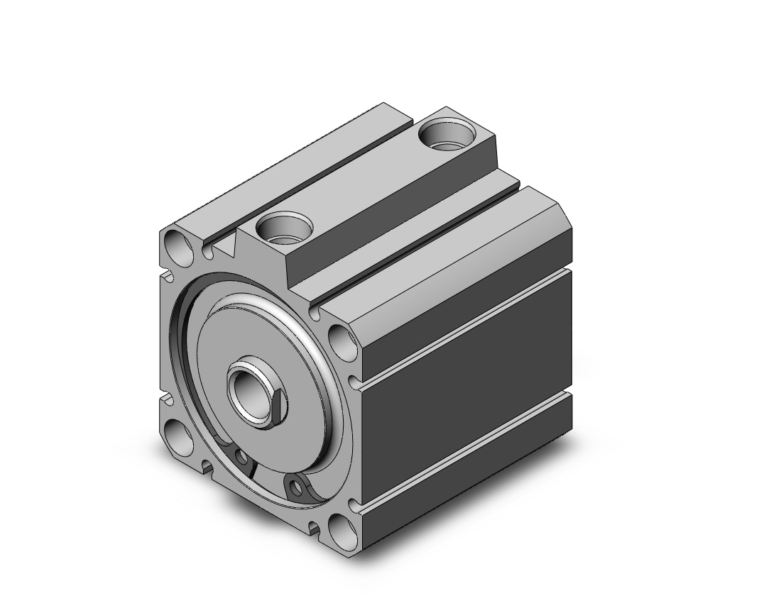 SMC NCDQ8WB250-075C cyl, compact, dbl act, dbl rod, NCQ8 COMPACT CYLINDER