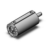 SMC NCDQ8WE056-062 cylinder, NCQ8 COMPACT CYLINDER