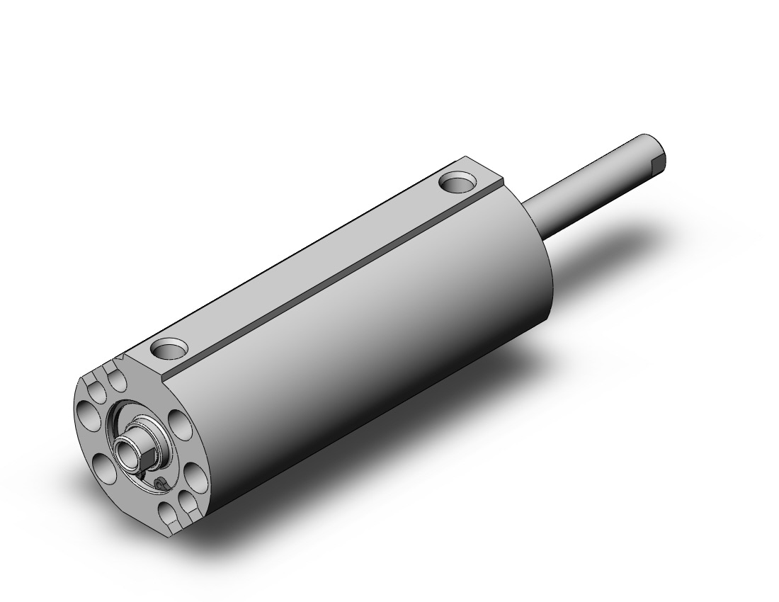 SMC NCDQ8WN056-125 cyl, compact, dbl act, dbl rod, NCQ8 COMPACT CYLINDER