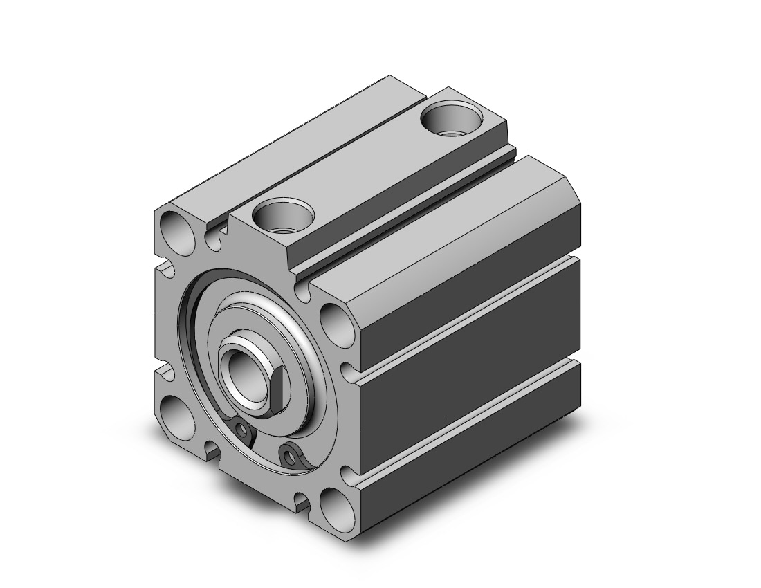 SMC NCDQ8WN150-025 cyl, compact, dbl act, dbl rod, NCQ8 COMPACT CYLINDER