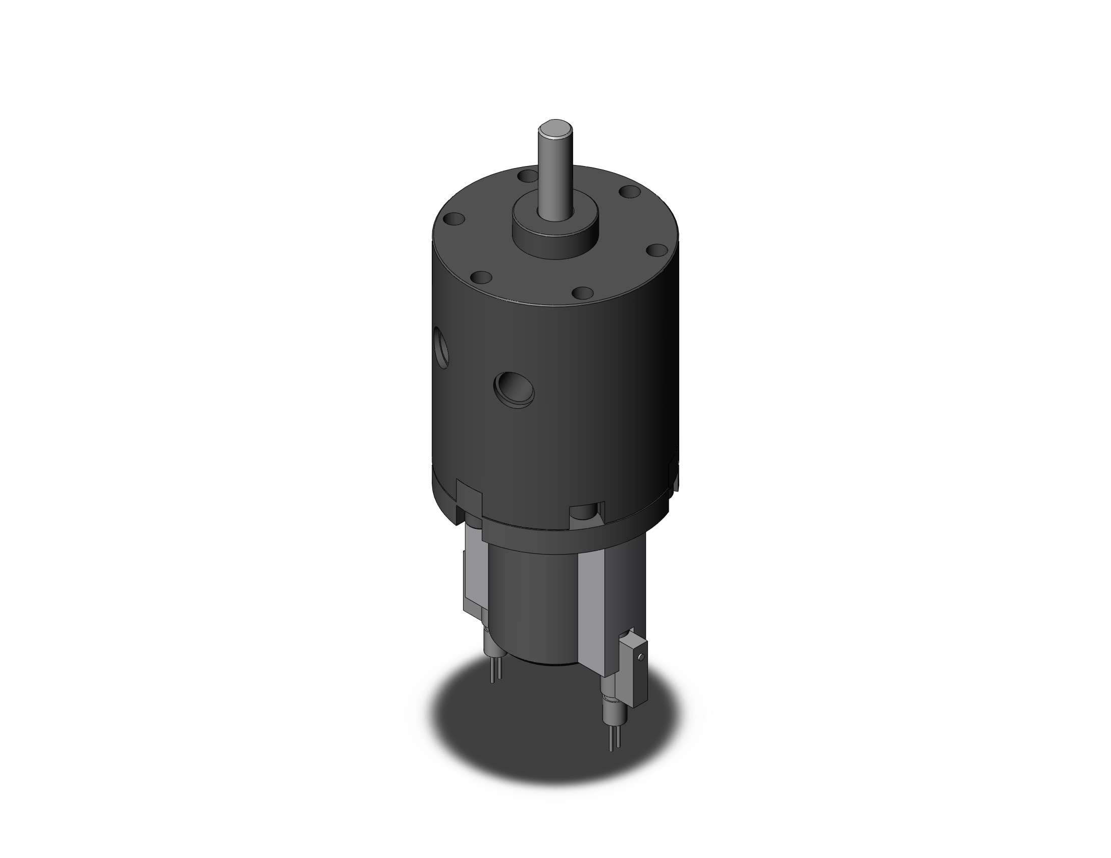 SMC NCDRB1BWU15-90S-93AL actuator, rotary vane w/auto-sw, ROTARY ACTUATOR