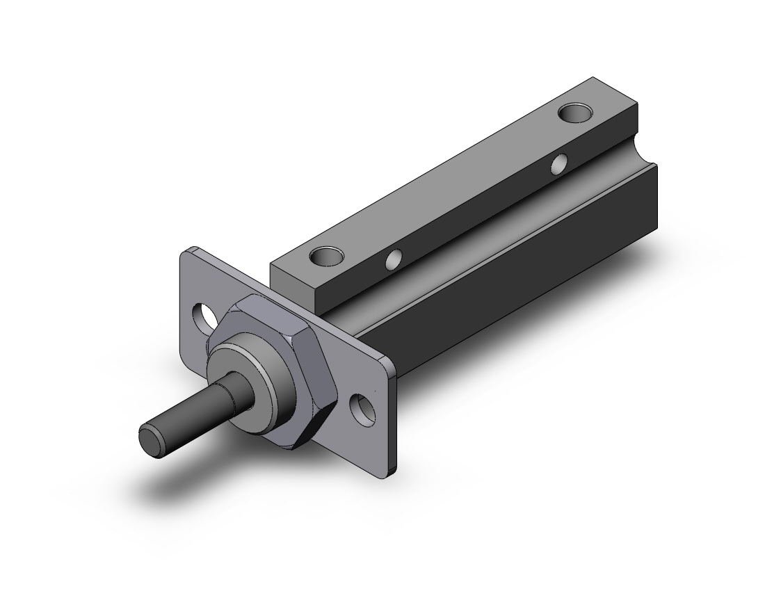 SMC NCJPF10-125D cyl, pin, NCJP ROUND BODY CYLINDER