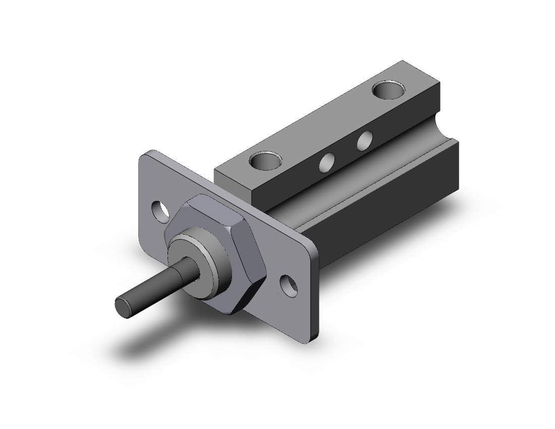 SMC NCJPF6-037D cyl, pin, dbl act, NCJP ROUND BODY CYLINDER