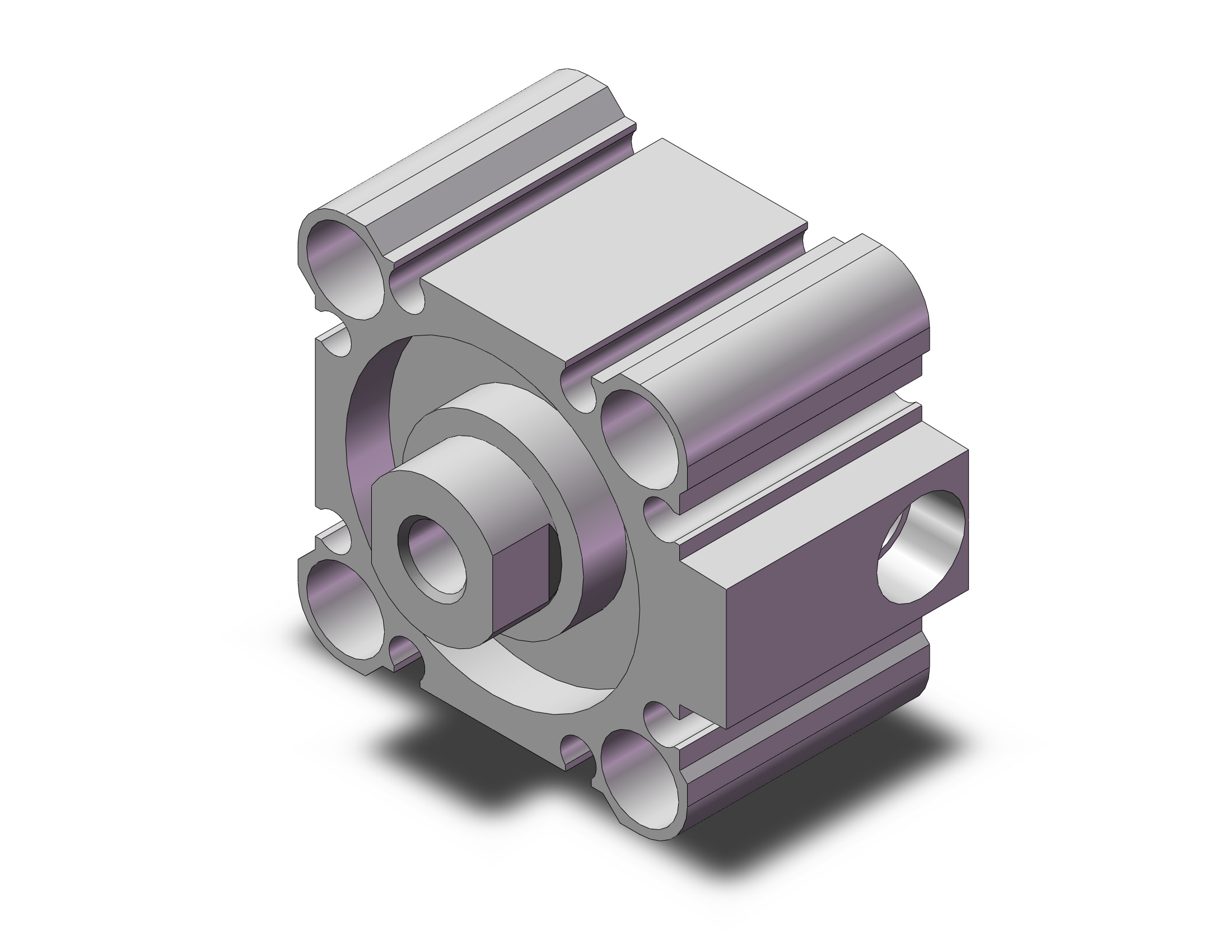 SMC NCQ2A32-5SZ Cylinder, NCQ2-Z COMPACT CYLINDER-NCQ2A32-5S