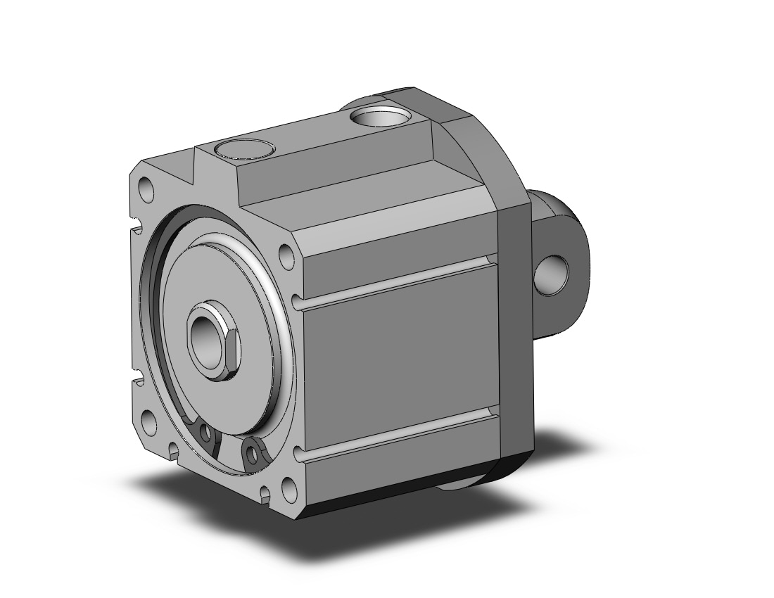 SMC NCQ8C250-100S cyl, compact, spr rtn, NCQ8 COMPACT CYLINDER