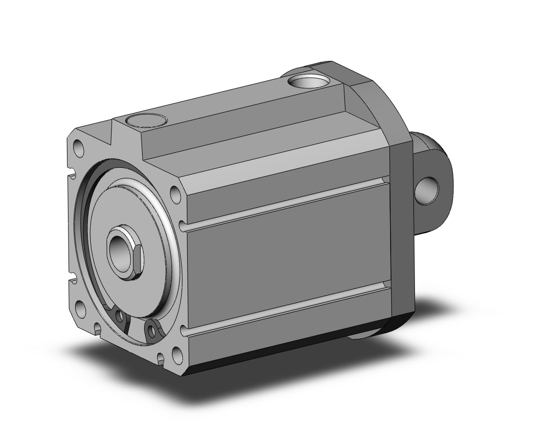 SMC NCQ8C250-125S cyl, compact, spr rtn, NCQ8 COMPACT CYLINDER