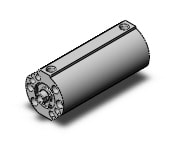 SMC NCQ8E056-200C cyl, compact, dbl act, NCQ8 COMPACT CYLINDER