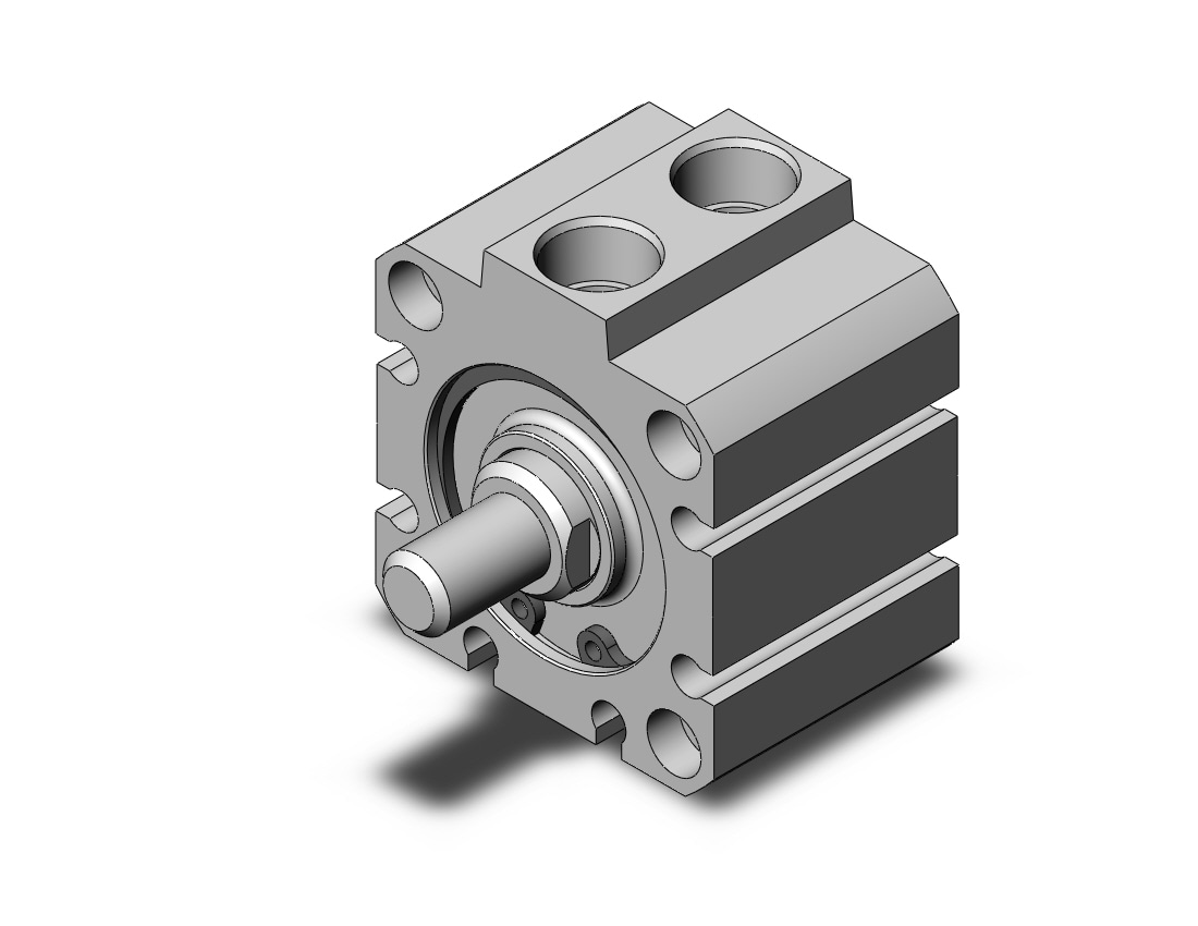 SMC NCQ8E106-025M cylinder, NCQ8 COMPACT CYLINDER