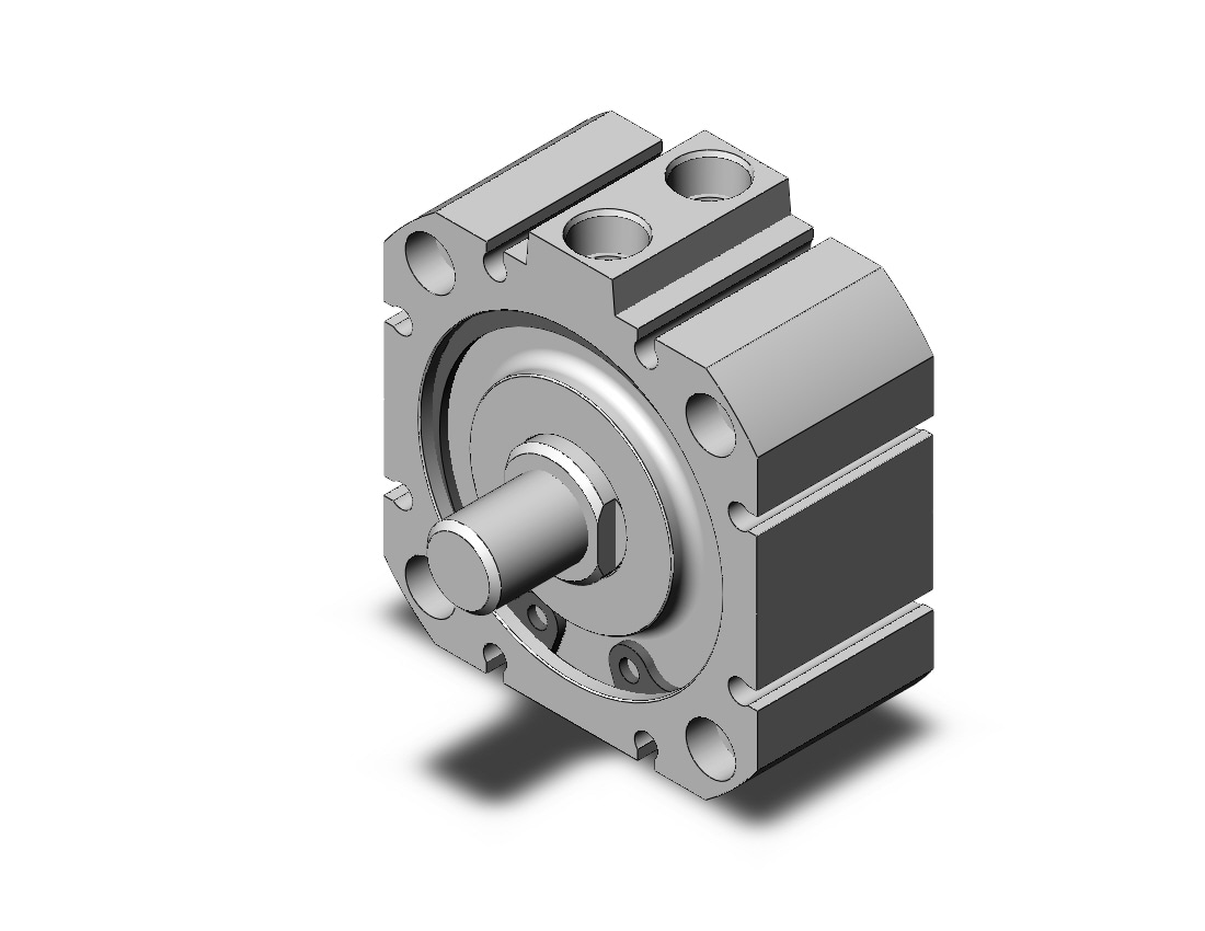 SMC NCQ8E200-025M cyl, compact, dbl act, NCQ8 COMPACT CYLINDER