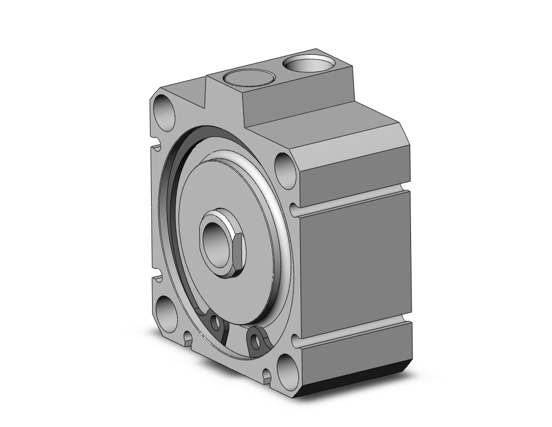 SMC NCQ8E250-025S cyl, compact, spr rtn, NCQ8 COMPACT CYLINDER