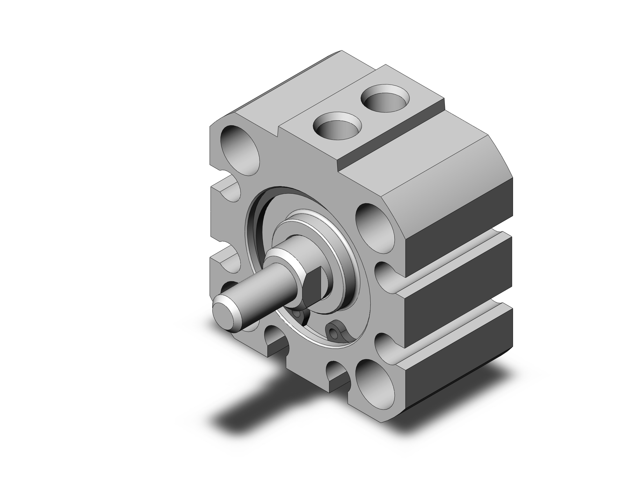 SMC NCQ8N075-012CM compact cylinder, ncq8, COMPACT CYLINDER