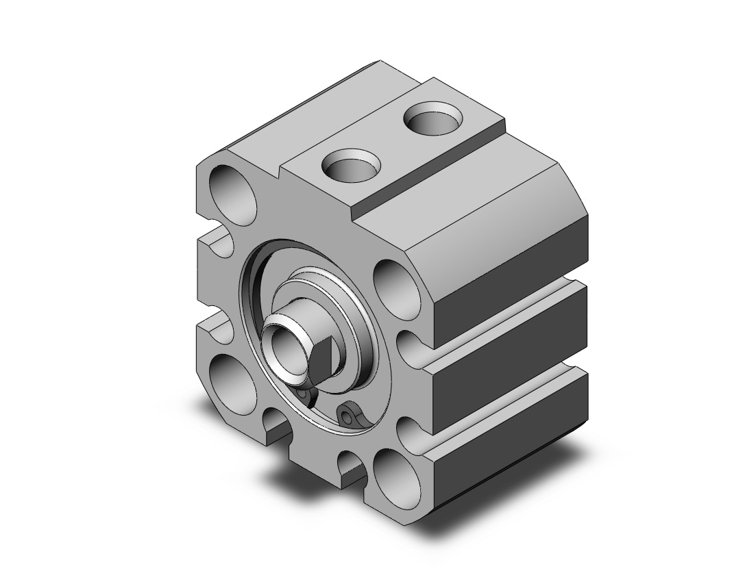 SMC NCQ8N075-025C compact cylinder, ncq8, COMPACT CYLINDER