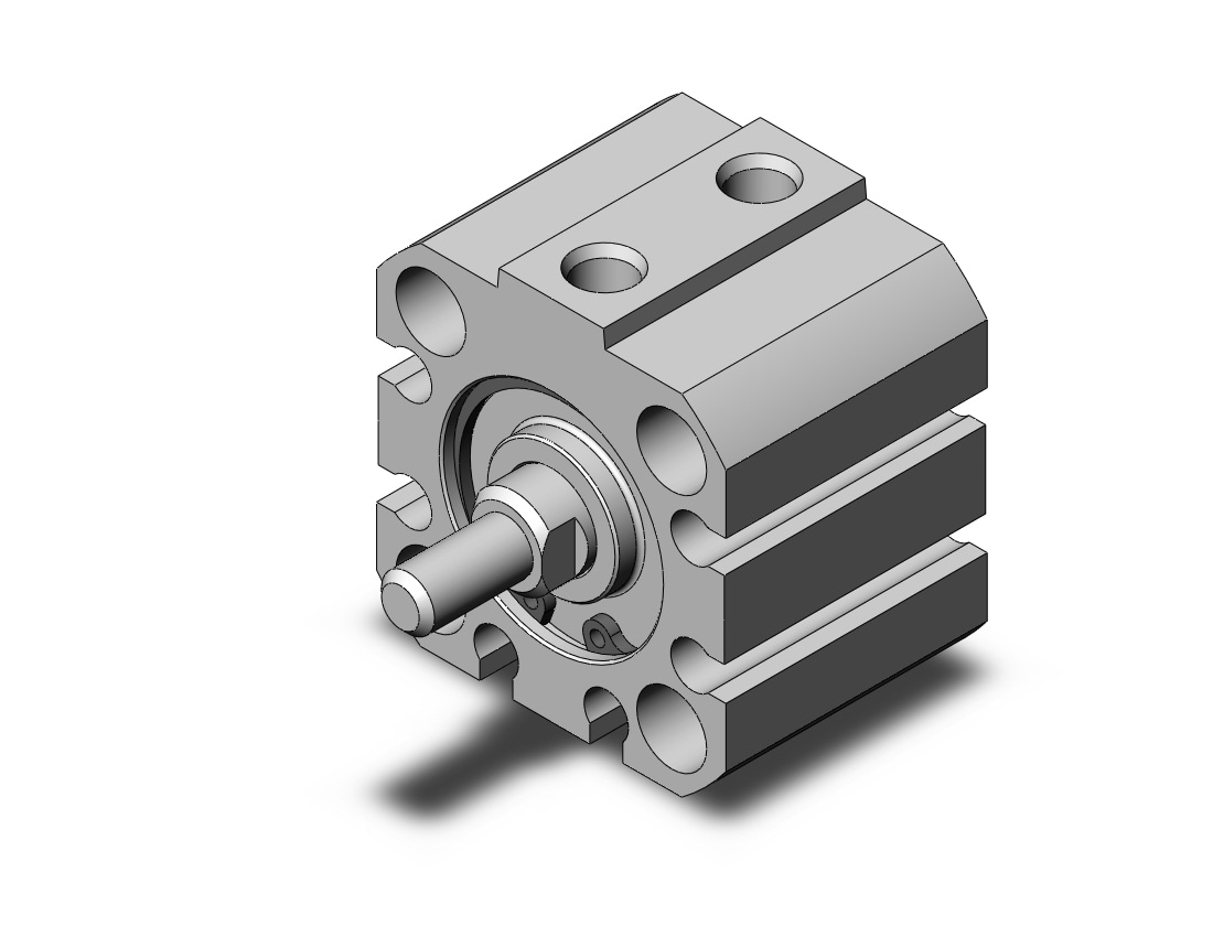 SMC NCQ8N075-037CM compact cylinder, ncq8, COMPACT CYLINDER