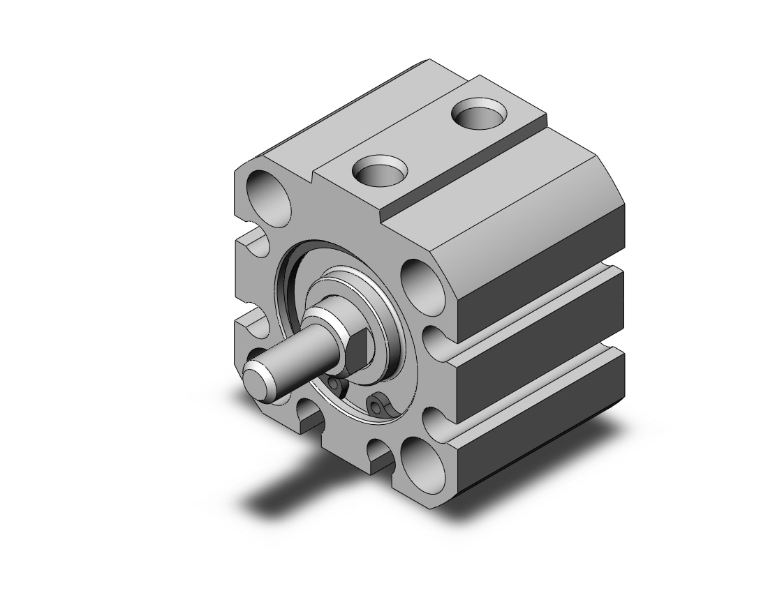 SMC NCQ8N075-037M cylinder, NCQ8 COMPACT CYLINDER