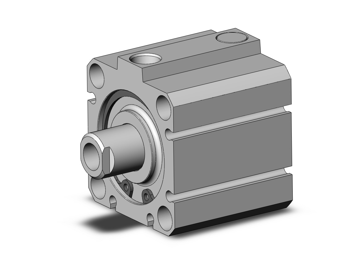 SMC NCQ8N150-050T cyl, compact, spr ext, NCQ8 COMPACT CYLINDER