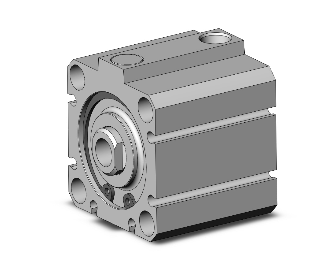 SMC NCQ8N150-100S cyl, compact, spr rtn, NCQ8 COMPACT CYLINDER