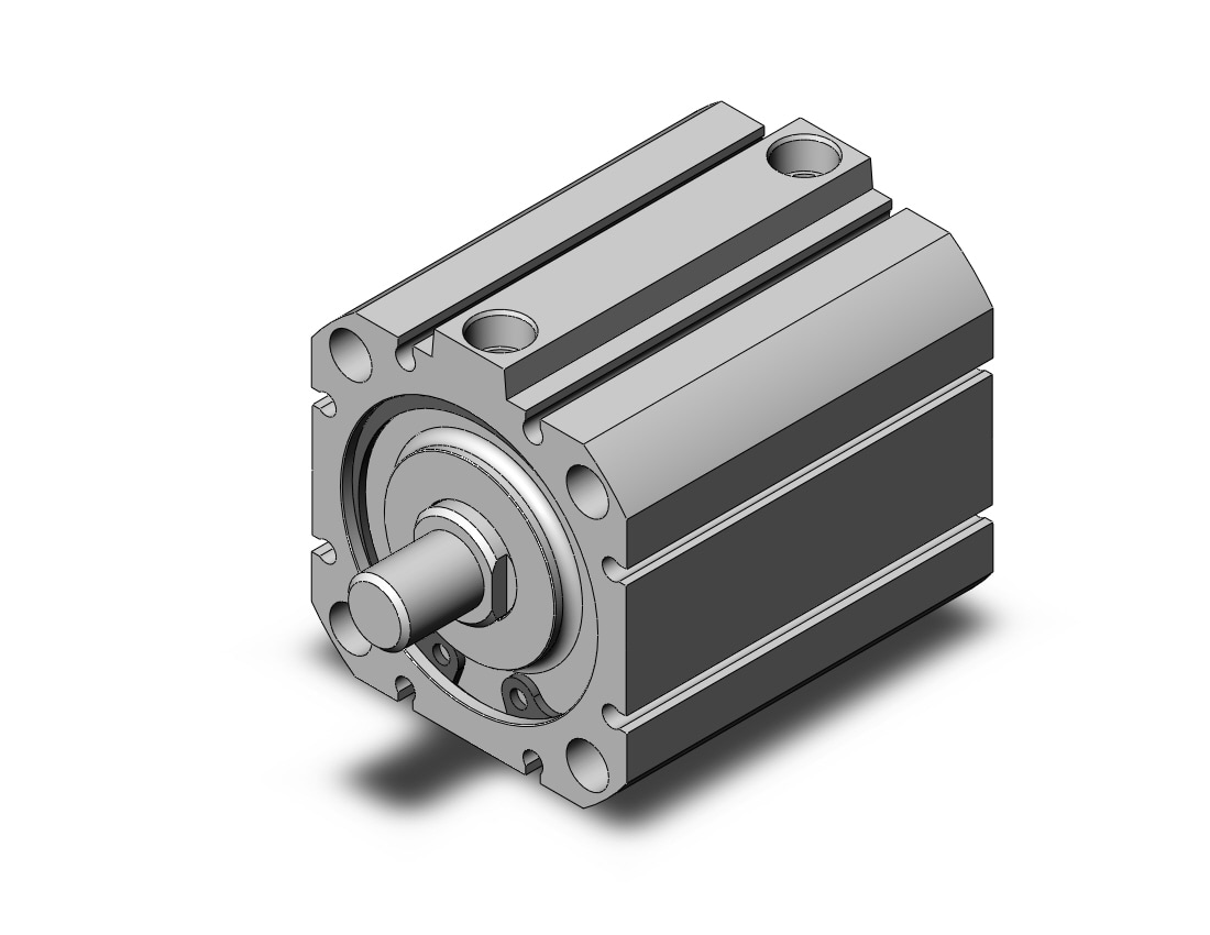 SMC NCQ8N200-200M cyl, compact, dbl act, NCQ8 COMPACT CYLINDER