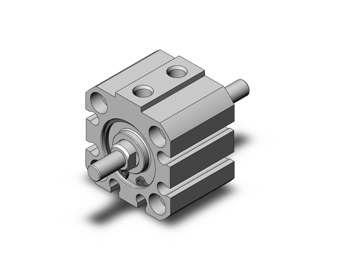 SMC NCQ8WB075-025M 3/4 inch ncq8 double rod, NCQ8 COMPACT CYLINDER