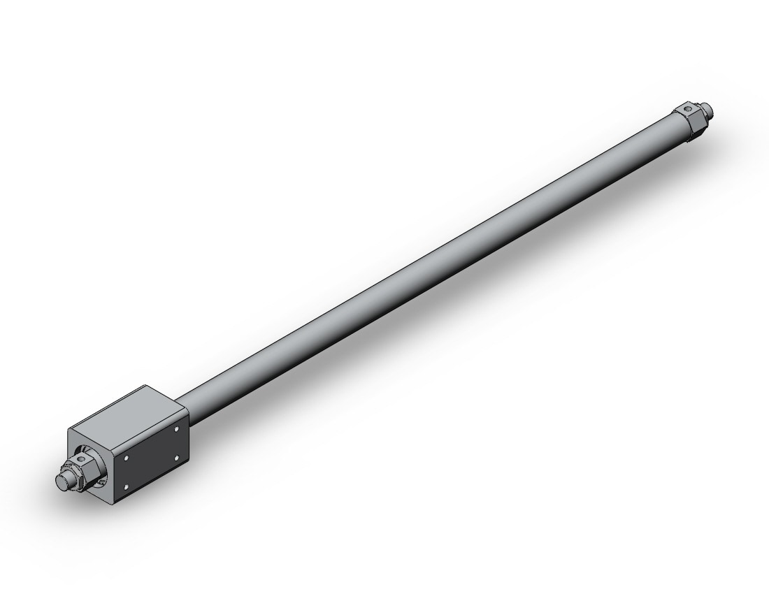 SMC NCY3B15-1525-X206 cyl, rodless, added mntg holes, NCY2B GUIDED CYLINDER