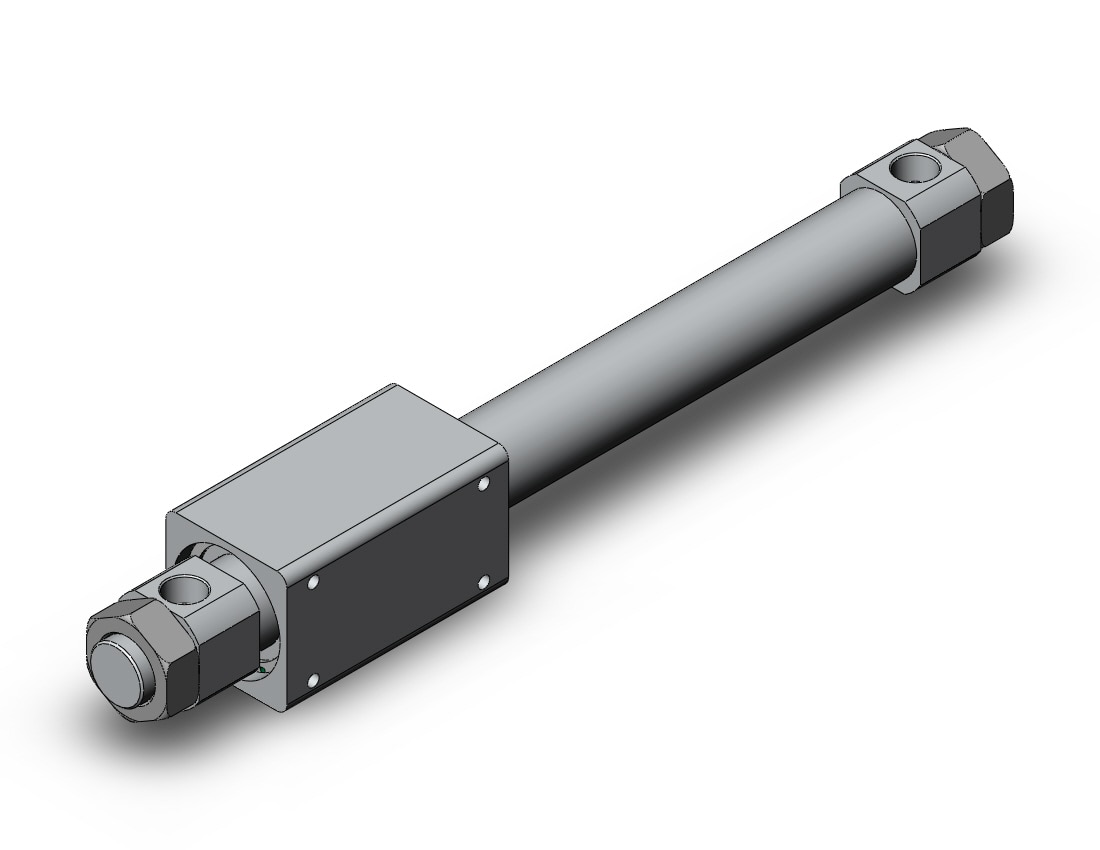 SMC NCY3B20-0500-X206 cyl, rodless, added mntg holes, NCY2B GUIDED CYLINDER