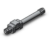 SMC NCY3B20-0500-XC57 cyl, rodless, floating joint, NCY2B GUIDED CYLINDER