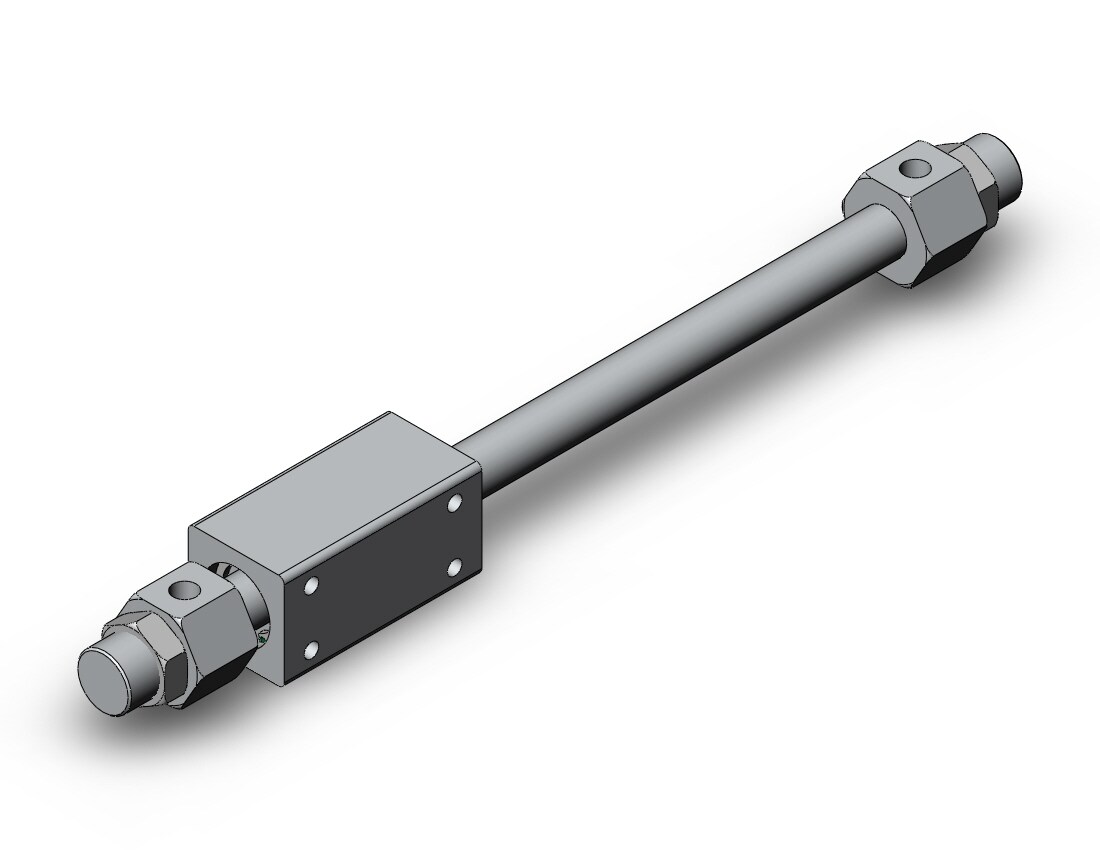 SMC NCY3B6-0300-X1468 cyl, rodless, ncy2b6 dim's, NCY2B GUIDED CYLINDER