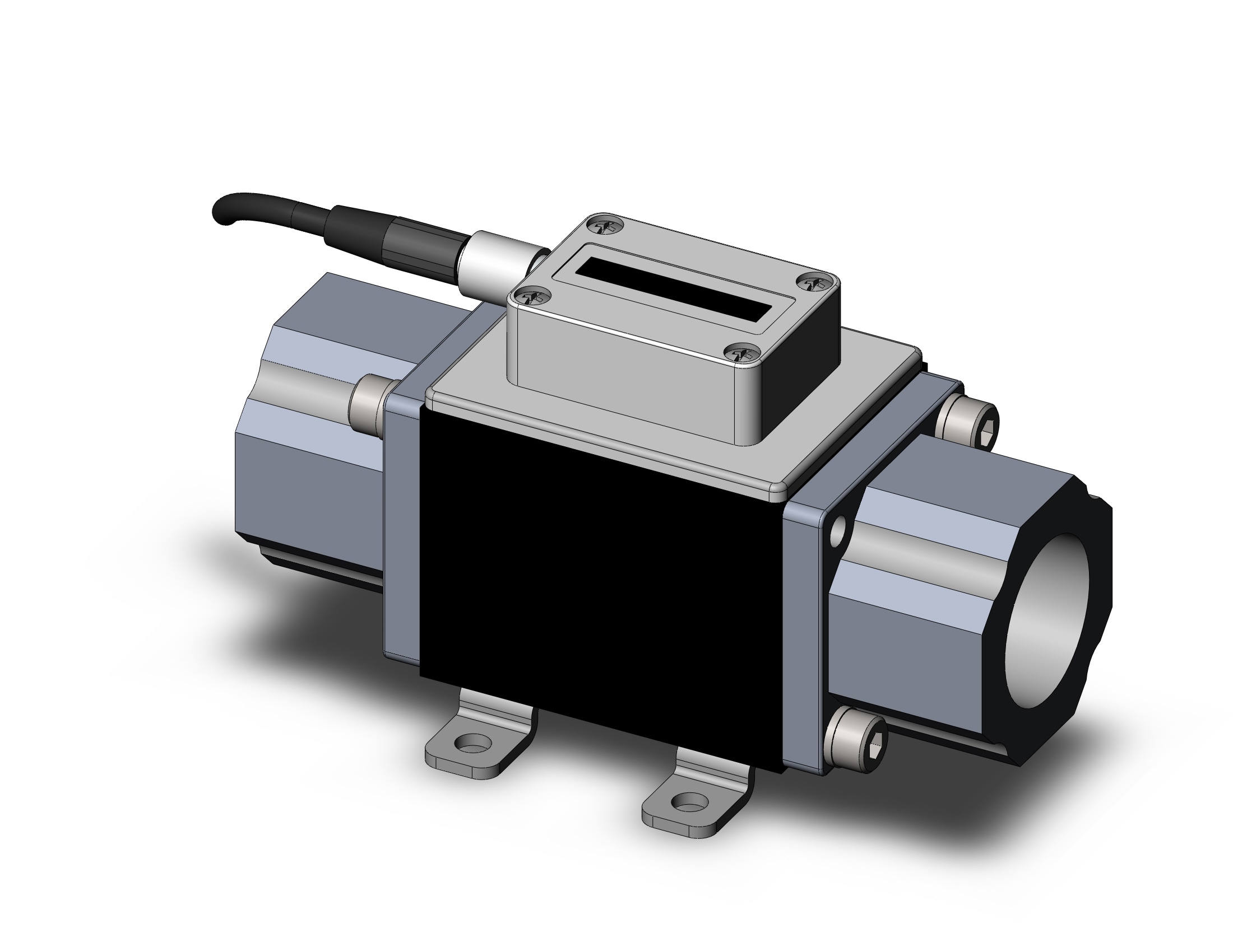 SMC PF3W511-N06-1-R 3-color digital flow siwtch for water, DIGITAL FLOW SWITCH, WATER, PF3W