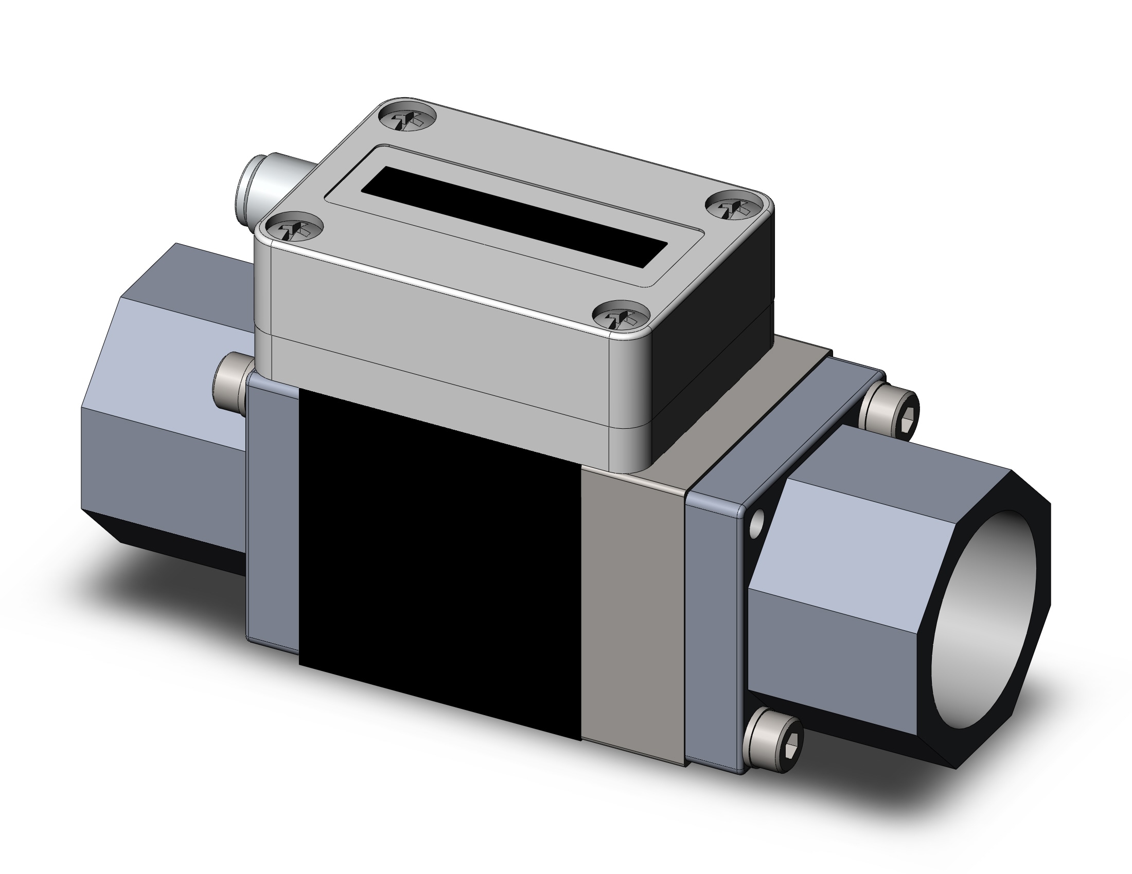 SMC PF3W520-N04-1TN 3-color digital flow siwtch for water, DIGITAL FLOW SWITCH, WATER, PF3W