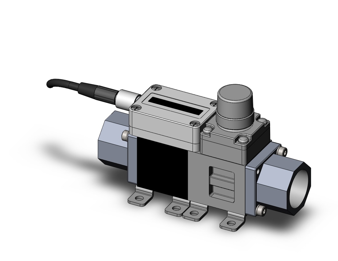 SMC PF3W520S-N04-2-R 3-color digital flow siwtch for water, DIGITAL FLOW SWITCH, WATER, PF3W