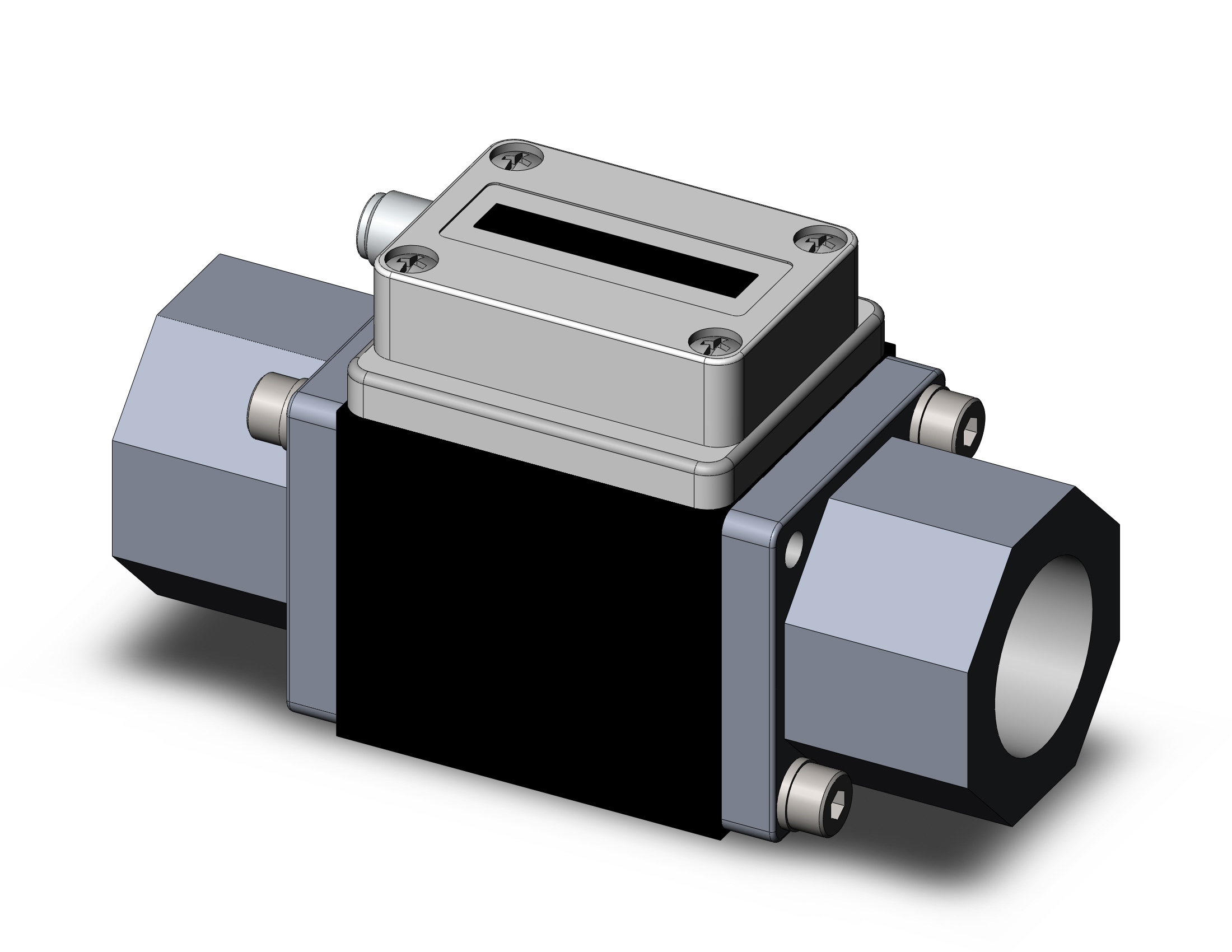 SMC PF3W540-N04-2N 3-color digital flow siwtch for water, DIGITAL FLOW SWITCH, WATER, PF3W