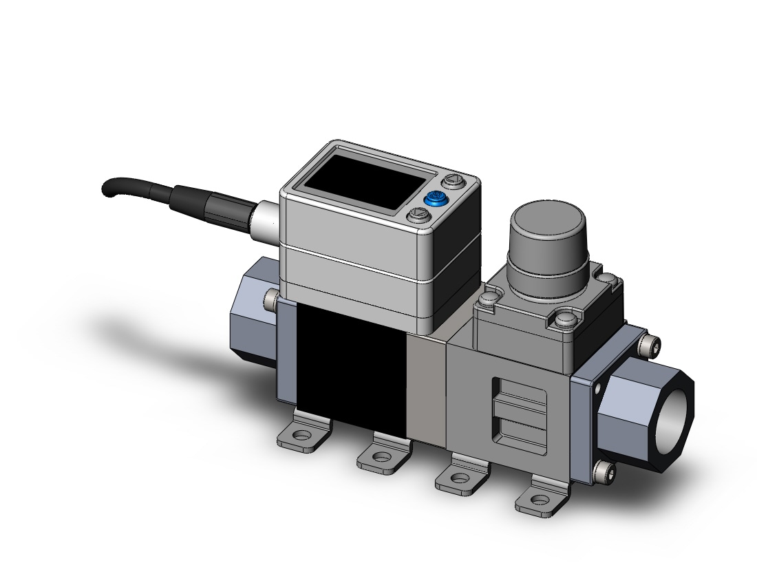 SMC PF3W704S-03-CT-MRA 3-color digital flow siwtch for water, DIGITAL FLOW SWITCH, WATER, PF3W