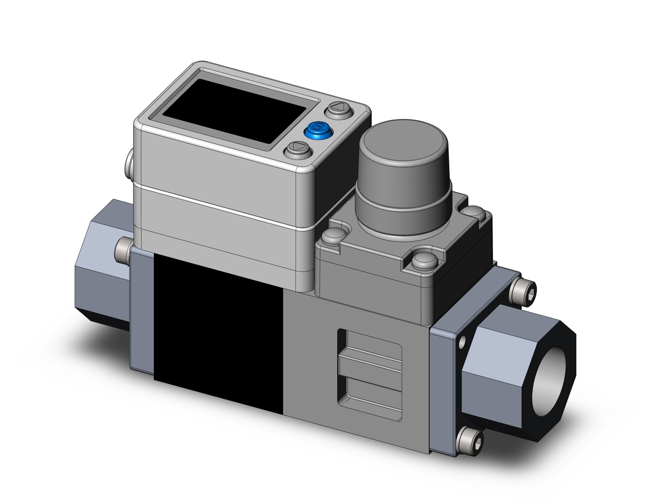 SMC PF3W704S-F03-BN-M 3-color digital flow siwtch for water, DIGITAL FLOW SWITCH, WATER, PF3W