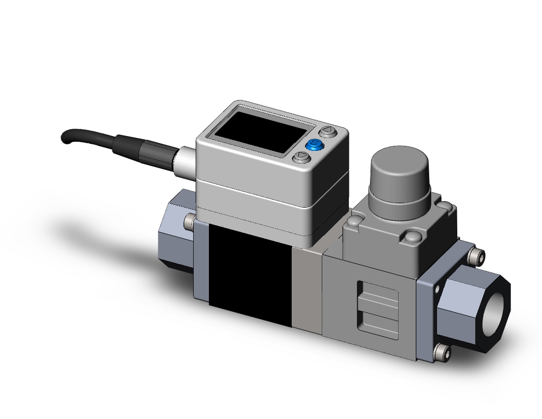 SMC PF3W704S-F03-ET-GA 3-color digital flow siwtch for water, DIGITAL FLOW SWITCH, WATER, PF3W