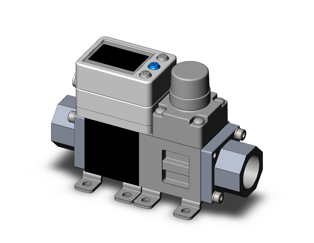 SMC PF3W704S-N03-AN-MRA 3-color digital flow siwtch for water, DIGITAL FLOW SWITCH, WATER, PF3W